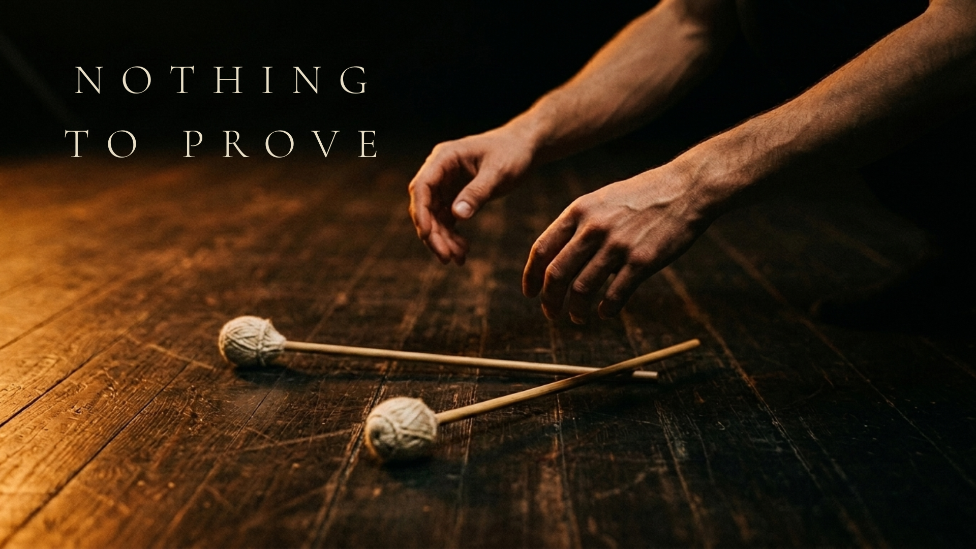 Stephen P. Brown in performance — Nothing to Prove, a theatrical chamber work